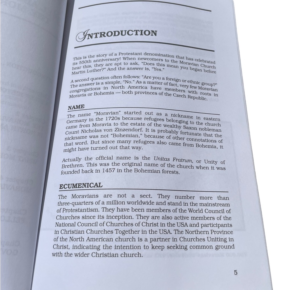 Book All About The Moravians History Beliefs & Practices of a Worldwide Church - Picture 5 of 7